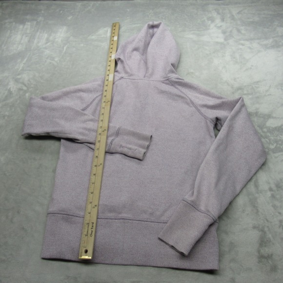 Patagonia Hoodie Womens Small Light Purple Thumbholes Full Zip Cloud Stack - Picture 14 of 16